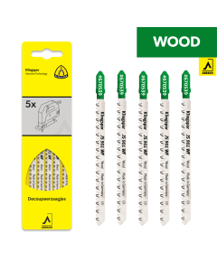 Klingspor - Decoupeerzaagbladen voor hout - JS 901 WF