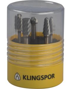 Klingspor - HF 100 Inox - Hardmetaal stiftfrees - set - 9.6x6mm - High-performance vertanding INOX