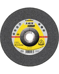 Klingspor - A 46 N Supra - afbraamschijven - 180 x 8 x 22.23mm - gekromd
