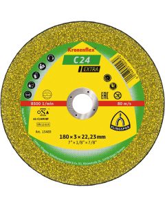 Klingspor - C 24 Extra - doorslijpschijven - 100 x 2.5 x 16mm - gekromd