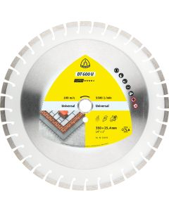 Klingspor - DT 600 U Supra - Grote diamantschijven - 300 x 20mm - Korte vertanding