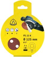 Klingspor - PS 22 K Kleinverpakking - schuurschijven - 115mm - K60 - GLS4