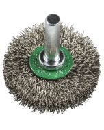 Klingspor - BR 600 W - Borstelwiel - 30mm - gegolfd RVS draad