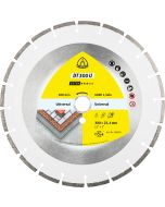 Klingspor - DT 300 U Extra - Grote diamantschijven - 300 x 25.4mm - 17 segmenten