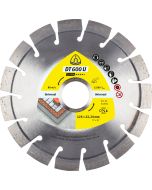 Klingspor - DT 600 U Supra - Diamantschijven - 125 x 22.23mm - Korte vertanding