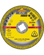 Klingspor - A 24 Extra - doorslijpschijven X-LOCK - 115 x 2.5 x 22.23mm - vlak