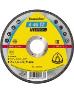 Klingspor - A 46 TZ Special - doorslijpschijven - 115 x 1.6 x 22.23mm - vlak
