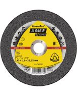 Klingspor - A 646 R Supra - doorslijpschijven - 150 x 1.6 x 22.23mm - vlak