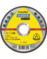 Klingspor - A 660 R Supra - doorslijpschijven - 115 x 1 x 22.23mm - vlak