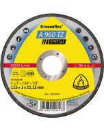 Klingspor - A 960 TZ Special - doorslijpschijven - 115 x 1 x 22.23mm - vlak