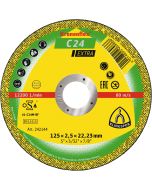 Klingspor - C 24 Extra - doorslijpschijven - 125 x 2.5 x 22.23mm - vlak