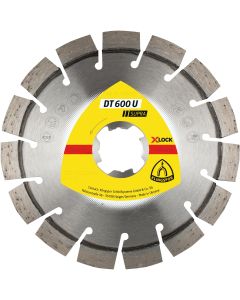 Klingspor - DT 600 U Supra - Diamantschijven X-LOCK - 125 x 22.23mm - Korte vertanding