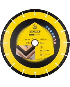 Klingspor - DT 900 ACR Special - Grote diamantschijven - 350 x 25.4mm - Nauwe vertanding