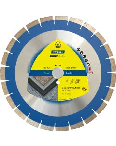 Klingspor - DT 900 G Special - Grote diamantschijven - 350 x 25.4 / 30mm - Conische segmenten met extreem nauwe vertanding