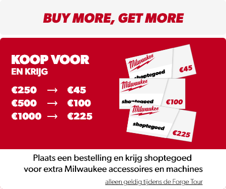 buy more get more actie milwaukee
