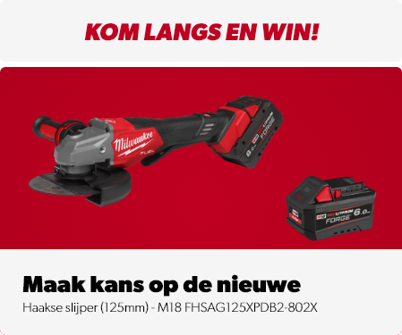 winactie haakse slijper